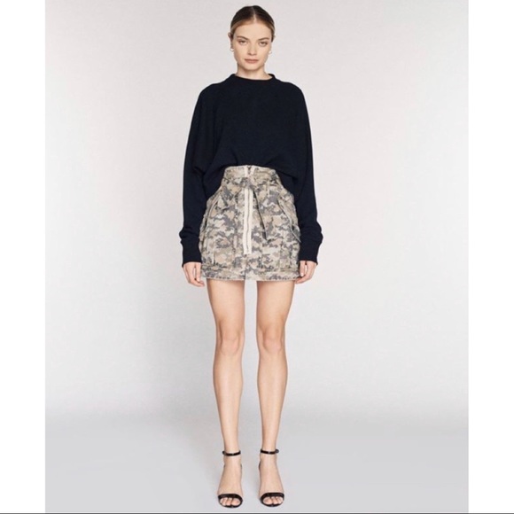 Marissa Webb - Hannah Heavy Canvas Camo Mini Skirt - Picture 1 of 4